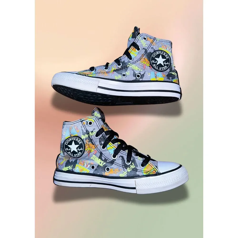 Converse x Scooby-Doo Chuck Taylor All Star High Tops Youth 1 Gray